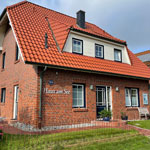 Blick auf das Ferienhaus